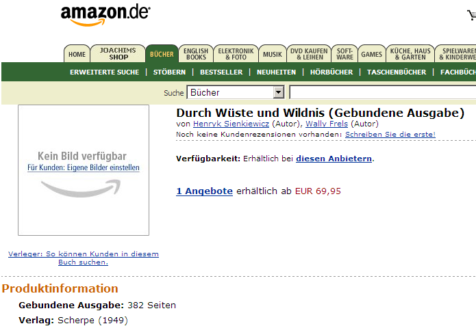 Suche nach Buch