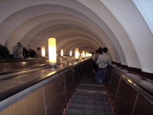 Fahrtreppe zur Proletarskaja