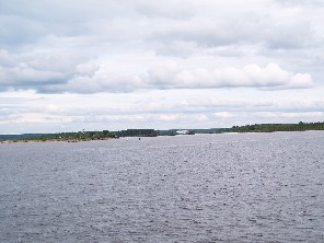 die Muendung des Swir in den Ladogasee